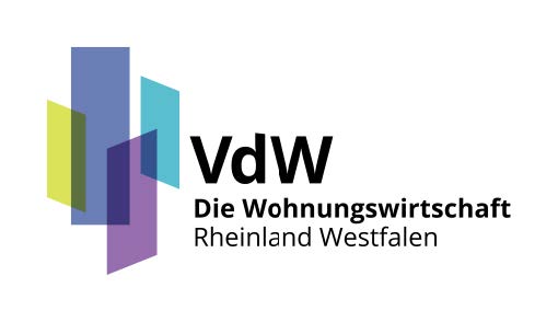 Das Logo der VdW - die Wohnungswirtschaft Rheinland Westfalen